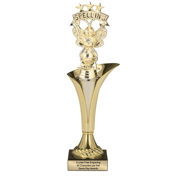 Typhoon Trophy Cup <BR>Spelling Bee<BR> 12.5 or 15 Inches