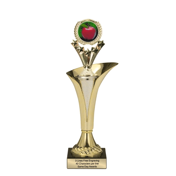 Typhoon Trophy Cup<BR> Apple or Custom Logo<BR> 12.5 to 15 Inches