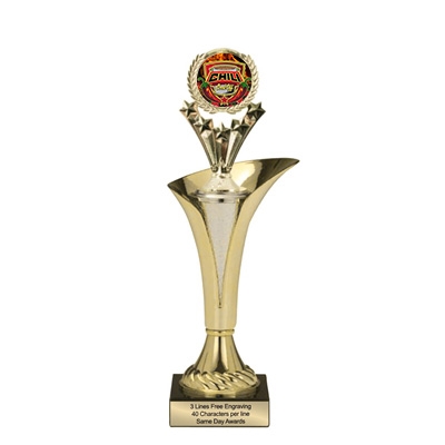 Typhoon Trophy Cup<BR>#2 Chili Contest Logo<BR> or Custom Logo<BR> 12.5 to 15 Inches