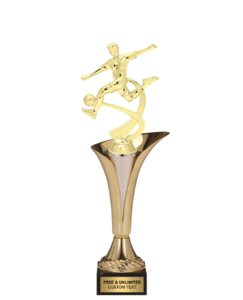 Typhoon Trophy Cup<BR> Male Motion Soccer<BR> 12.5 to 15 Inches