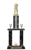 2 Post <BR>Male Golf Putter Trophy<BR> 18-22 Inches<BR> 10 Colors