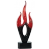 Fire<BR> Art Glass Trophy<BR> 16 Inches