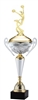Polaris Metal Trophy Cup <BR> Motion Cheer <BR> 21 Inches