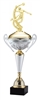 Polaris Metal Trophy Cup<BR> Female Volleyball<BR> 21 Inches