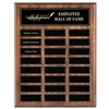 24 Plate<BR> Genuine Walnut<BR> Magnetized Perpetual Plaque<BR> 12x15 Inches
