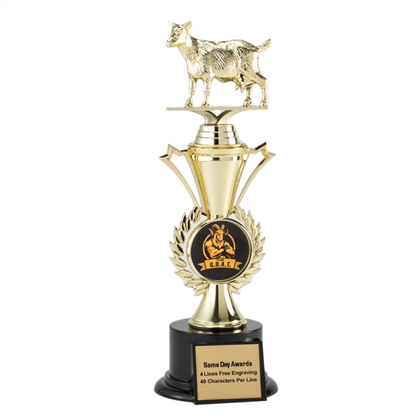 Ultimate <BR> GOAT Trophy<BR> 12.5 Inches