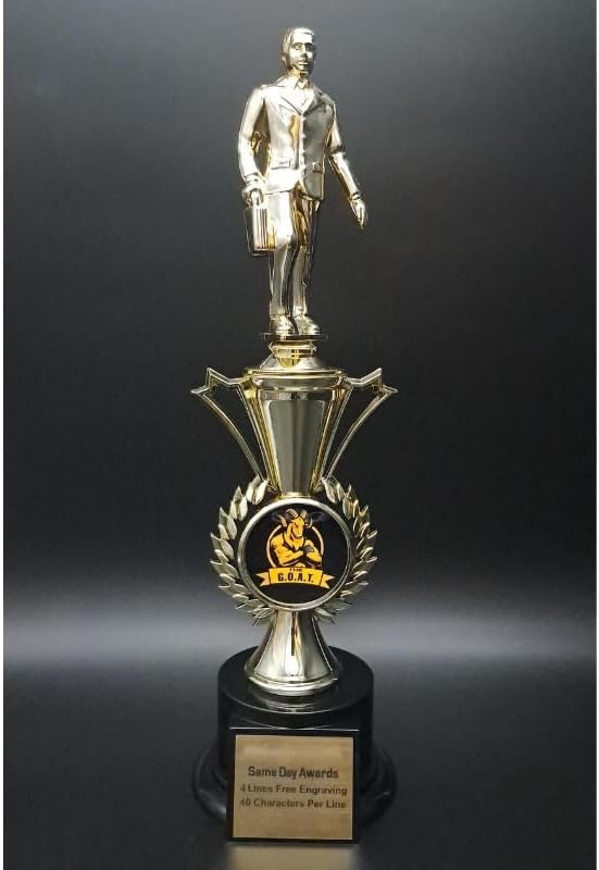 Sales<BR> G.O.A.T. Trophy<BR> 12.5 Inches