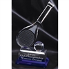 Premium Tennis<BR> Crystal Trophy<BR> 10 Inches