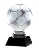 Soccer Ball<BR> Crystal Trophy<BR> 7.75  Inches