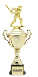 Monaco XLGold Cup<BR> Cricket Action Batsman Trophy<BR> 18.5 Inches