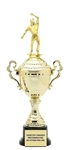 Monaco XL Gold Cup<BR> Cricket Bowler Trophy<BR> 18.5 Inches