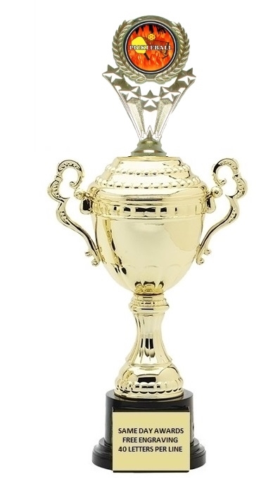 SPECIAL BUY<BR>Monaco Gold Cup<BR> Pickleball FlameTrophy<BR> 13 Inches
