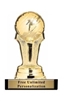 Inflation Buster<BR>Mini Volleyball<BR> Gold Trophy<BR> 3.75 Inches