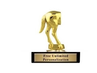 Horses Rear Trophy<BR> 5 Inches