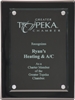 Ebony Piano Plaque<BR> Premier Corporate<BR> Floating Glass<BR> 8x10 Inches