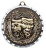 Diamond Cut<BR> Drama Medal<BR> Gold/Silver/Bronze<BR> 2 Inches