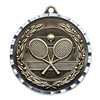 Diamond Cut XXL<BR> Tennis Medal<BR> Gold/Silver/Bronze<BR> 2.75 Inches