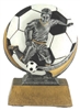 Mini Color Motion<BR> Male Soccer Trophy<BR> 5 Inches