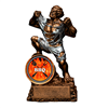 BBQ Flame Trophy<BR> Or Custom Logo<BR>Monster<BR> 6.75 Inches