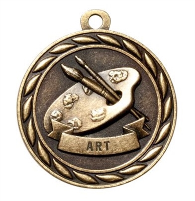 Art Medal<BR> Gold<BR> 2 Inches
