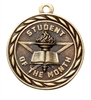 Student of the Month Medal<BR> Gold<BR> 2 Inches