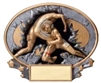 Wrestling Explosion<BR> Plaque or Trophy<BR> 6 Inches