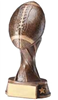 Spiral Football Trophy<BR> 11 Inches