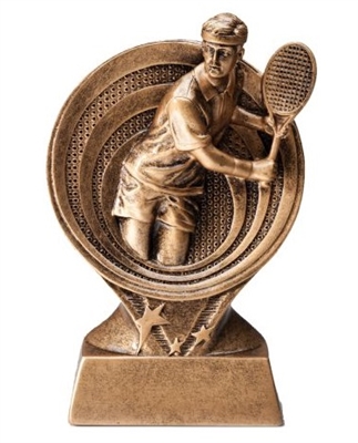 Saturn<BR> Male Tennis Trophy<BR> 6 Inches