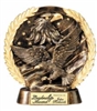 Resin High Relief<BR> Eagle Trophy<BR> 7.5 Inches