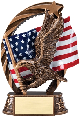 Running Star<BR> Eagle Trophy<BR> 6.5 Inches