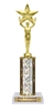 Single Column<BR> Male Star Victory Trophy<BR> 10-12 Inches<BR> 10 Colors
