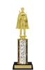 Single Column<BR> King Trophy<BR> 10-12 Inches<BR> 10 Colors