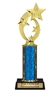 Single Column<BR> Shooting Star Trophy<BR> 10-12 Inches<BR> 10 Colors
