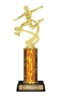 Single Column<BR> M Motion Soccer Trophy<BR> 10-12 Inches<BR> 9 Colors