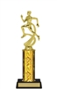Single Column<BR> M Motion Track Trophy<BR> 10-12 Inches<BR> 10 Colors