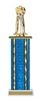 Wide Column<BR> Male Golf Putter Trophy<BR> 12-14 Inches<BR> 10 Colors