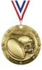 World Class XXL<BR> Football Medal<BR> Gold/Silver/Bronze<BR> 3 Inches
