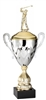 Premium Metal Gold/Silver<BR> Male Driver Trophy Cup<BR> 20 Inches