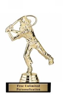 Male Comic Golfer<BR> Gold Trophy<BR> 5.5 Inches
