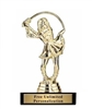 Female Comic Golfer<BR> Gold Trophy<BR> 5.5 Inches