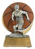 Mini Color Motion<BR> Male Basketball Trophy<BR> 5 Inches