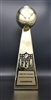 Chrome Plated Resin<BR>Lil Vince<BR> Premium Football Trophy<BR> 12 Inches