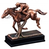 Bronze Gallery<BR> Horse Racing Trophy<BR> 12 Inches