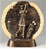 Resin High Relief<BR> Female Golf Trophy<BR> 7.5 Inches