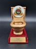 1-L Series<BR>Toilet Bowl Trophy<BR>"You Stink at BBQ<BR>Or Custom Logo