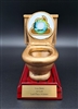1-L Series<BR>Toilet Bowl Trophy<BR>"You Stink at Golf"<BR>Or Custom Logo