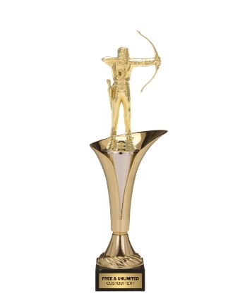 Typhoon Trophy Cup<BR> Male Archery <BR> 11.5 or 14.5 Inches