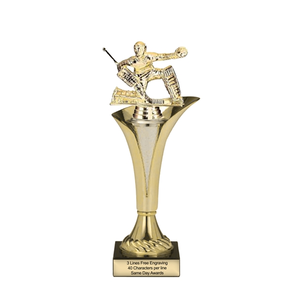 Typhoon Trophy Cup<BR> Hockey Goalie<BR> 11.5 or 14.5 Inches