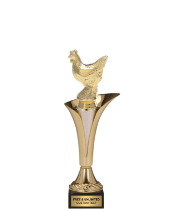 Typhoon Trophy Cup<BR> Chicken<BR> 12.5 or 15 Inches