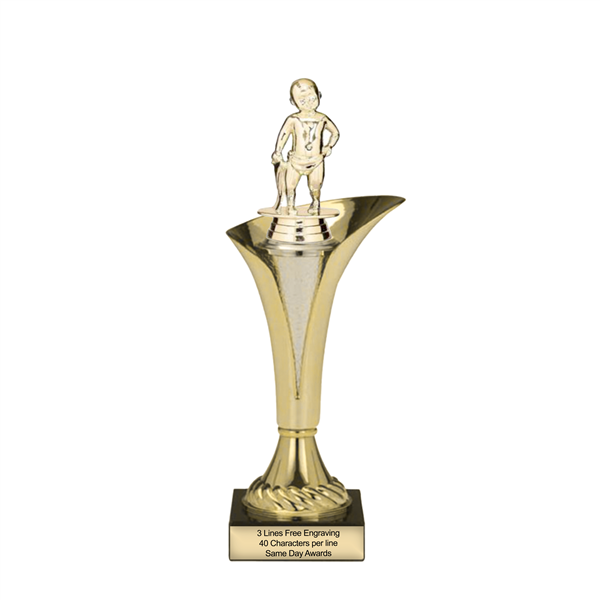 Typhoon Trophy Cup<BR> Standing Baby<BR> 12.5 or 15 Inches